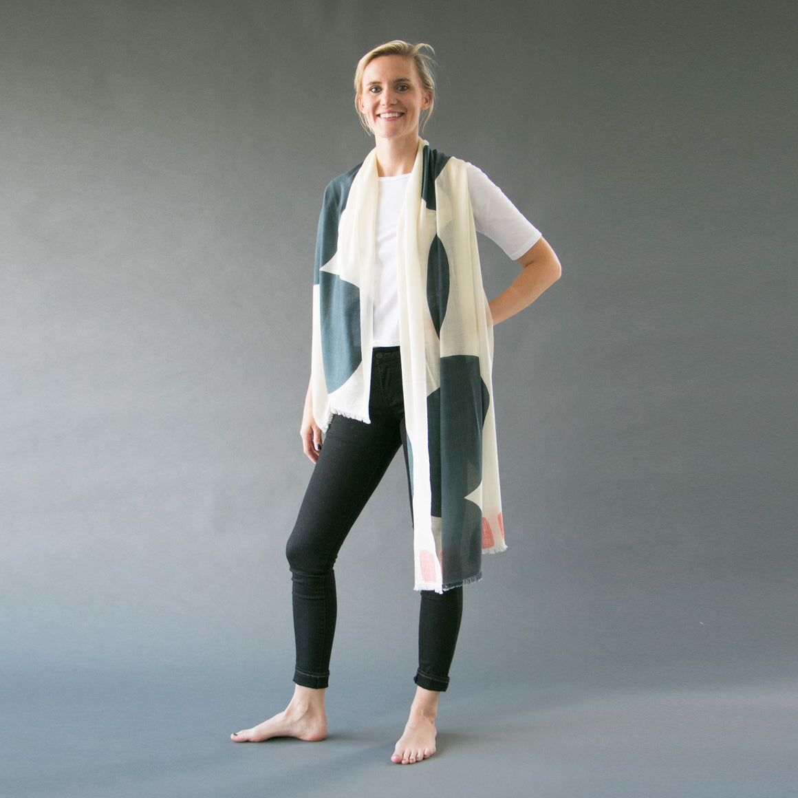 Cashmere & merino | Boulder scarf - PilgrimWaters | designer & makers