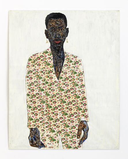 Amoako Boafo, ‘2pc Floral Suit’, 2020