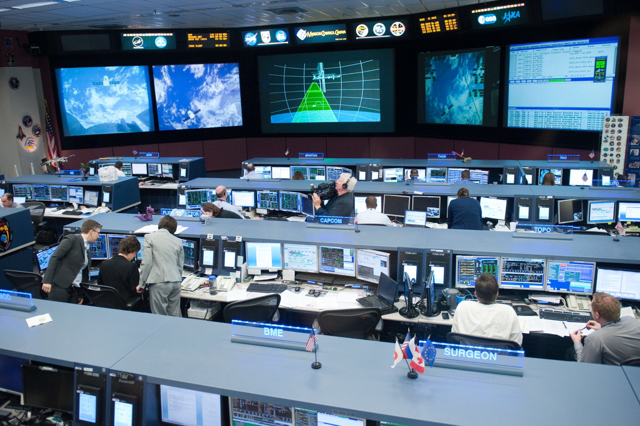 Mission Control in Houston