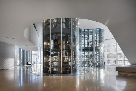 Visible Vault, Qaumajuq, the Inuit art Centre at the Winnipeg Art Gallery. Photo by Lindsay Reid.