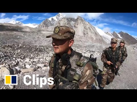 PLA soldiers patrol border on Himalayan mountain range in China’s Tibet autonomous region