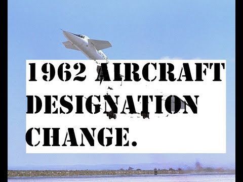 1962 United States Aircraft Designation Change