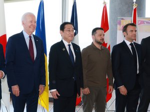 On May 21, 2023, Volodymyr Zelenskyy at the 49th G7 summit