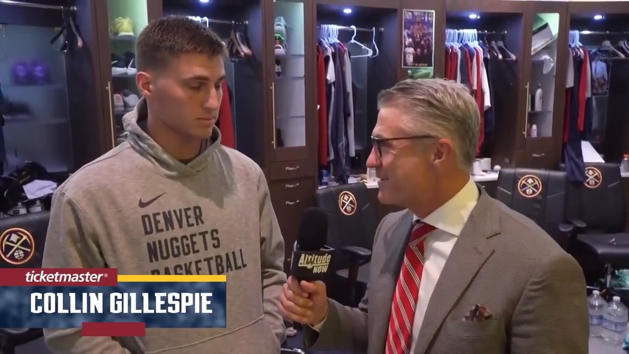 article-image: Nuggets Postgame Availability: Collin Gillespie (11/06/2023)