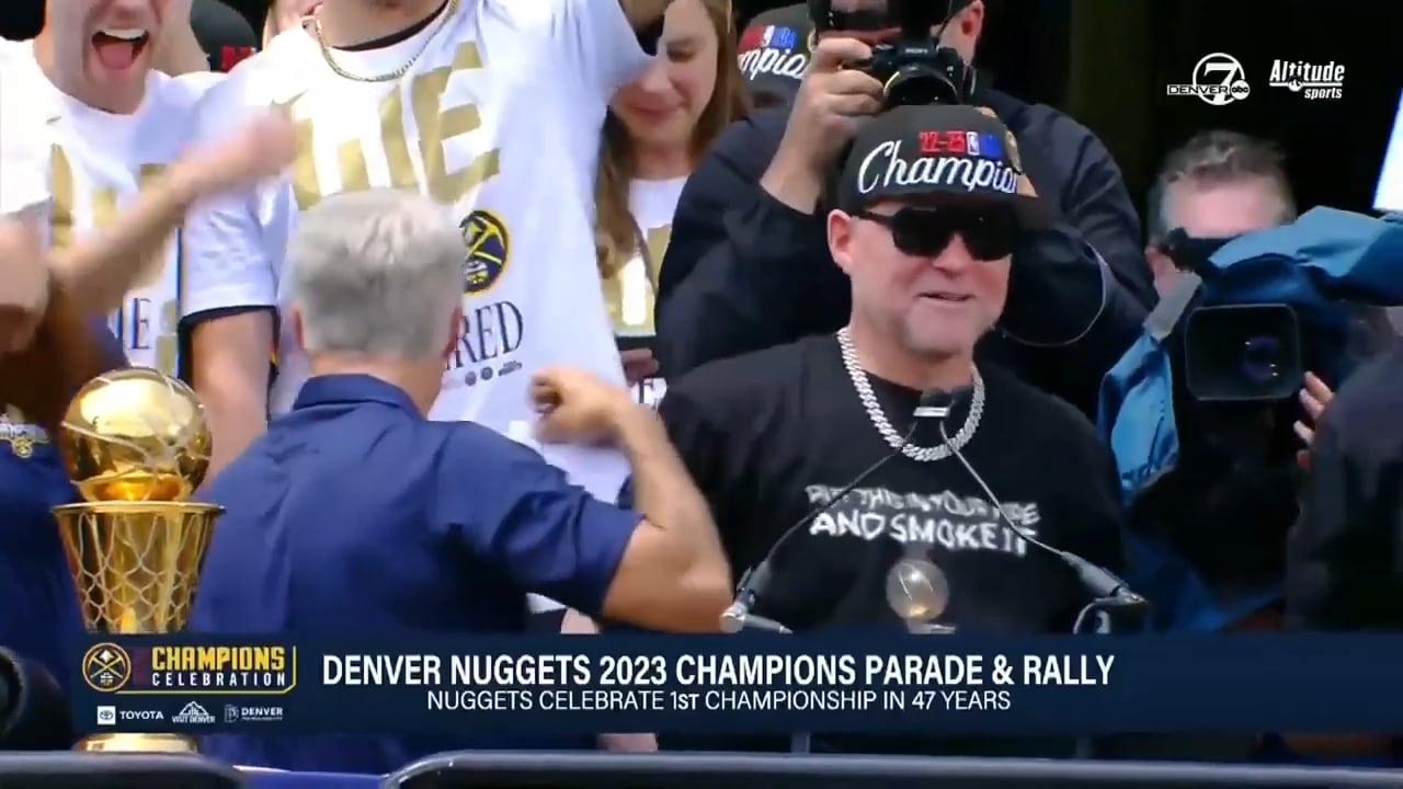 article-image: Nuggets 2023 Champions Parade Speech: Coach Malone (6/15/2023)