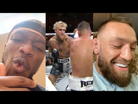 Celebrities React To Jake Paul Beating Nate Diaz