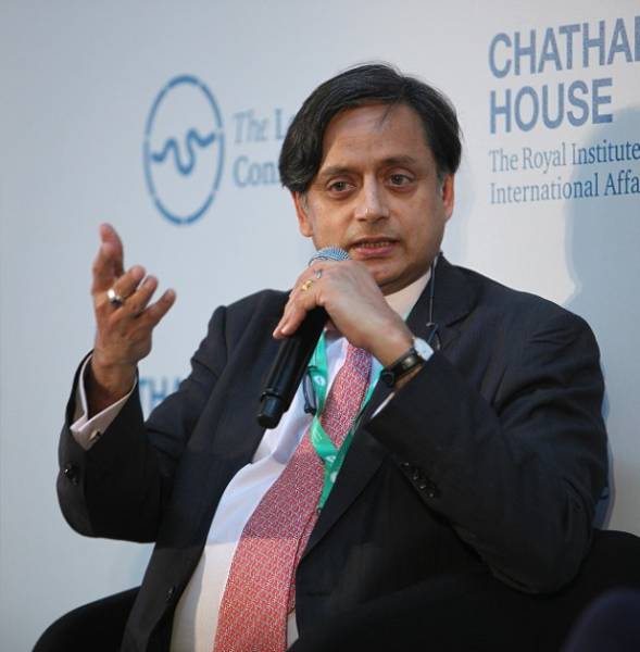 Shashi Tharoor speaks at Chatham House