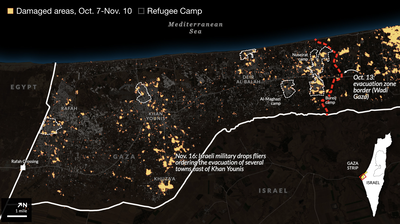 Israel told Palestinians to evacuate to southern Gaza — and stepped up attacks there