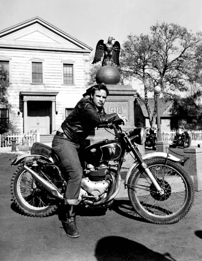 Marlon Brando The Wild One Matchless motorcycle