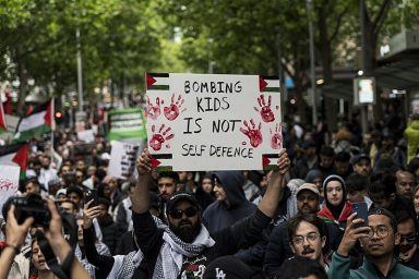 Melbourne Palestine Rally