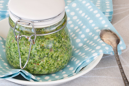 Wild garlic pesto / Ramson pesto / Karulaugupesto