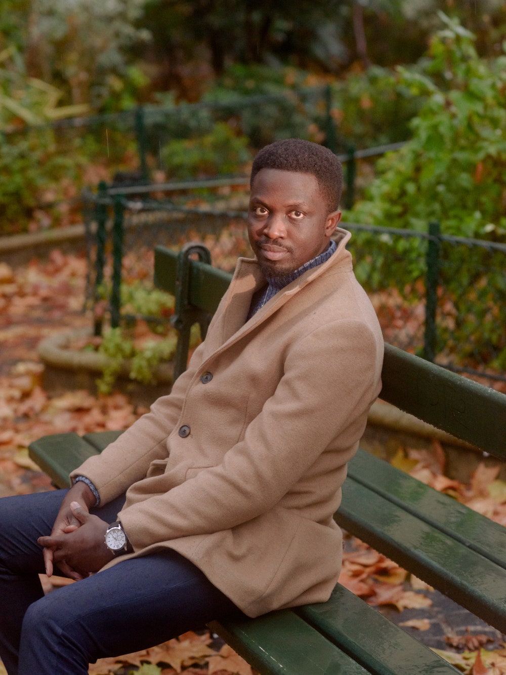 Mohamed Mbougar Sarr, photographed by Nick Helderman. 