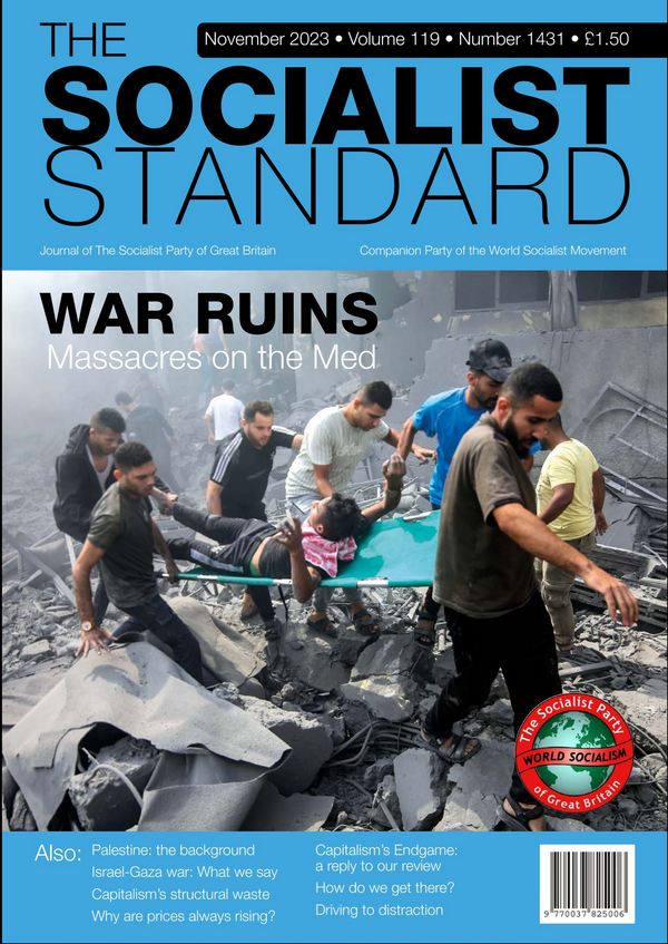 Socialist Standard no. 1431 November 2023