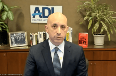 Jonathan Greenblatt of the ADL in January 2022. Screenshot from ADL video.