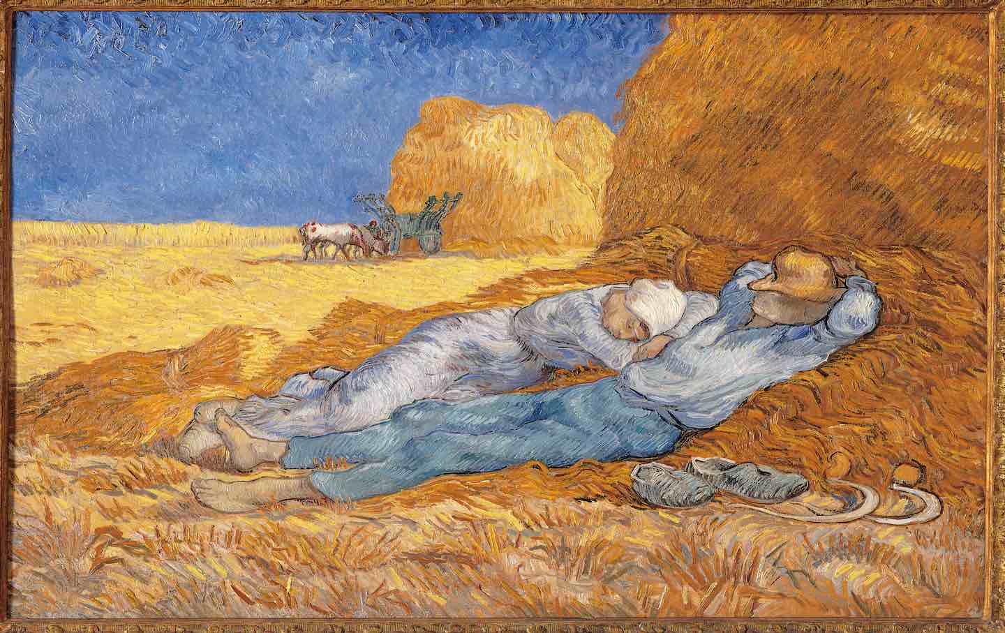 “The Siesta,” by Vincent van Gogh, 1889.