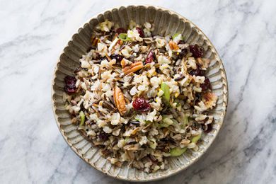 Wild Rice Cranberry Pecan Salad