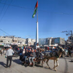 Palestinians return to the Khuza'a district on the eastern outskirts of the southern Gaza Strip city of Khan Younis to inspect their homes following weeks of Israeli bombardment, November 24, 2023. (Photo: Naaman Omar/APA Images)