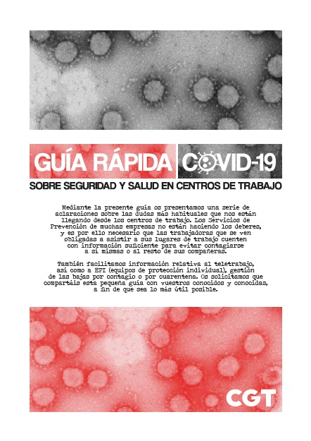 Guía Rápida Covid-19 sobre seguridad y salud en los centros de trabajo