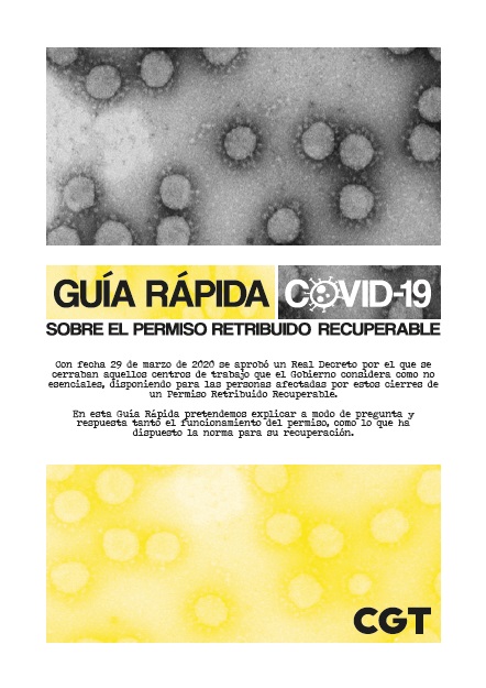 Guía Rápida Covid-19 sobre permiso recuperable