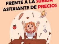 11 de marzo del 2023.  La CGT sale a la calle en contra el encarecimiento de la vida y los productos básicos.