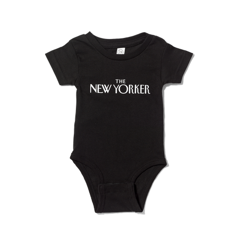 A Baby at Large Onesie in Black