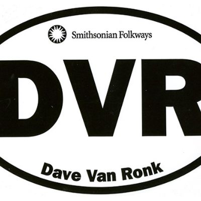 Dave Van Ronk Oval Sticker