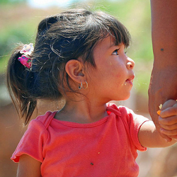 Child Holding Hand - Ken Bosma