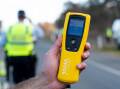 The roadside breath testing device used by ACT police. Picture by Elesa Kurtz