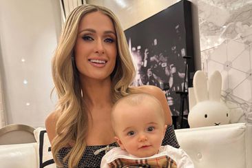 Paris Hilton with son