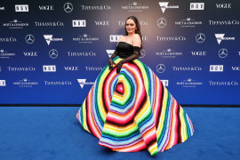 Anastasia Kogan attends the NGV Gala 2023 at the National Gallery of Victoria on December 02, 2023 in Melbourne, Australia.