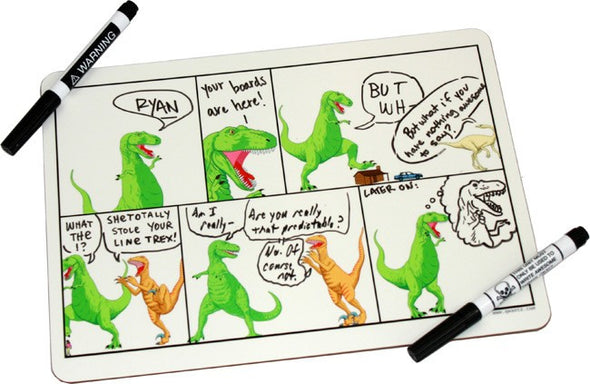 Dinosaur Comics Dry Erase Whiteboard Accessories Cyberduds   