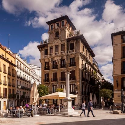 Plaza de Ramales in Madrid, Spain.