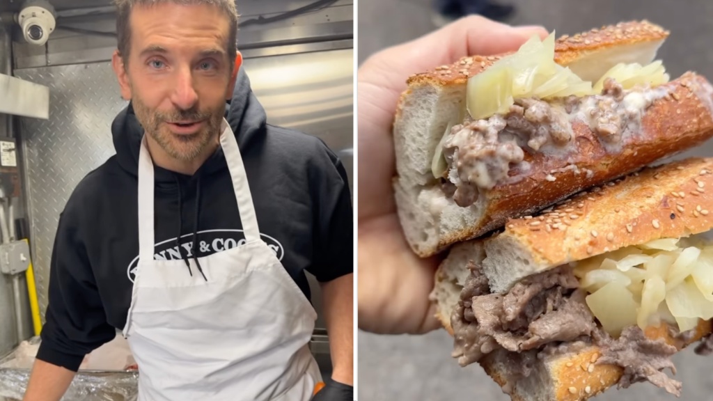 Bradley Cooper Food Truck Cheesesteak