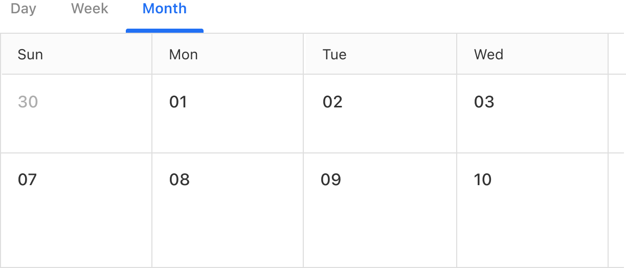 Business Email Calendar