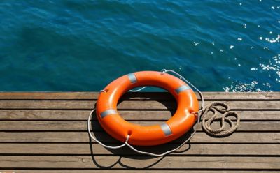 life saver on pier