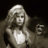 little girl smoking