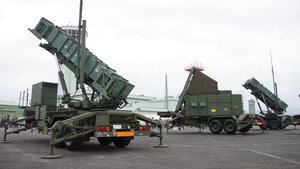 MIM-104 Patriot missiles in at Nara base, Japan