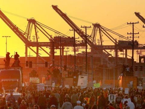 Oakland general strike, 2011.