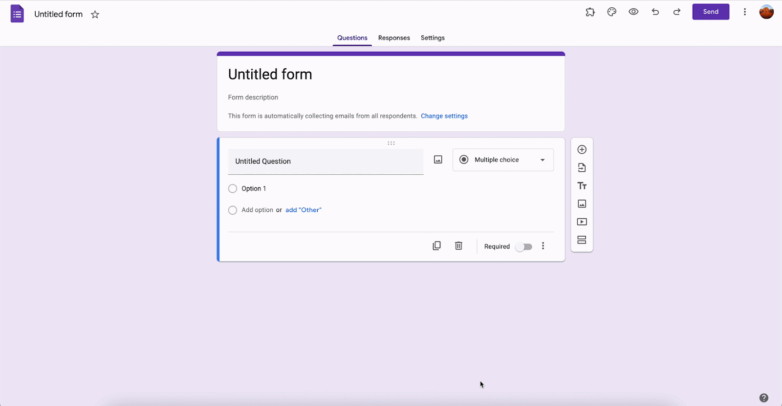 Domain theme in Forms