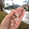 Large hail and strong winds are predicted for the south-east on Saturday.