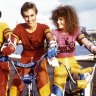 Angelo D’Angelo as PJ, James Lugton as Goose and Nicole Kidman as Judy in BMX Bandits.