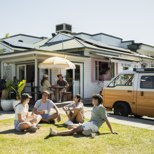 Top Shop Byron Bay – no relation to the  fast fashion brand.