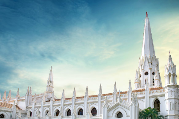 The tomb of St Thomas in Chennai.