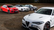 Muscle car comparison: Alfa Romeo Giulia QV v BMW M3 Competition v HSV GTS v Mercedes-AMG C63 S