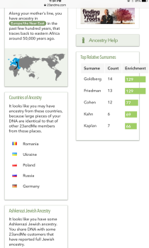 23andme EH profile