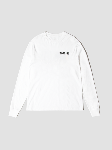 The Longread Long-Sleeve Tee in White