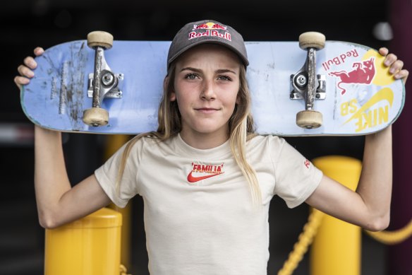 Chloe Covell wants to be the youngest Australian to win an Olympic gold medal. 