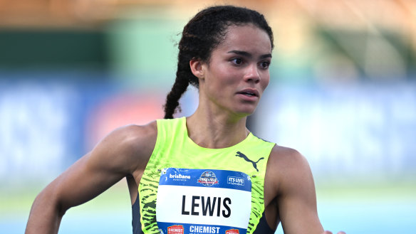 Torrie Lewis set a new Australian record.