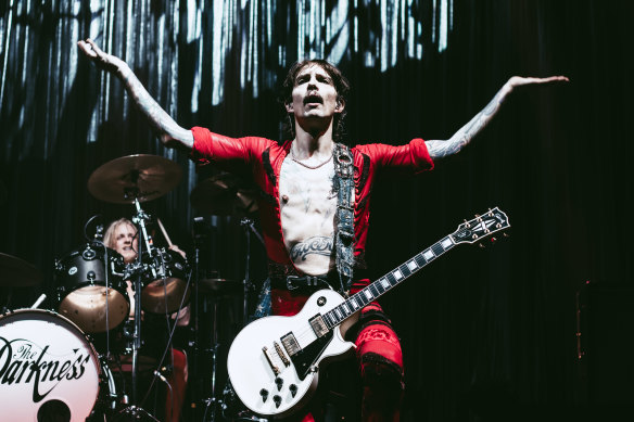 Justin Hawkins from UK band The Darkness.