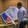 Voters cast their ballots at a polling station in Rock Hill, South Carolina.